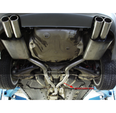 Escape FOX Audi A4 B7 Quattro 3,0l TDI y-tubo conexion FOX escape final to original escape delantero