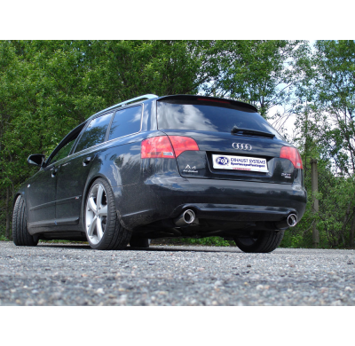 Escape FOX Audi A4 B7 quattro escape final duplex Ø63,5mm - 1x90 17 duplex