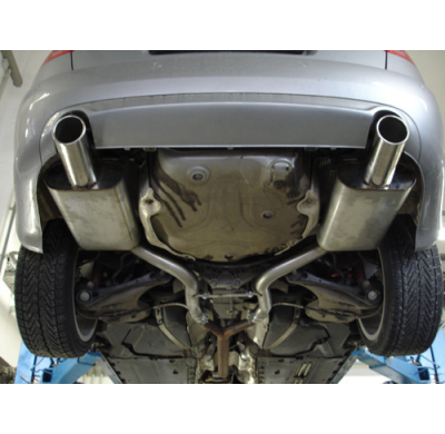 Escape FOX Audi A4 B7 quattro escape final duplex Ø63,5mm - 1x90 17 duplex