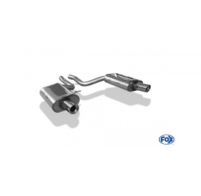 Escape FOX Audi A4 B6 quattro escape final duplex - 1x90 17 duplex