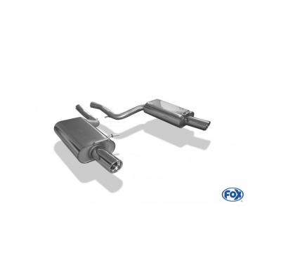 Escape FOX Audi A4 B6 quattro escape final duplex - 1x90 17 duplex