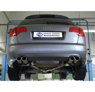 Escape FOX Audi A4 B7 quattro escape final duplex Ø63,5mm - 2x88x74 32 duplex