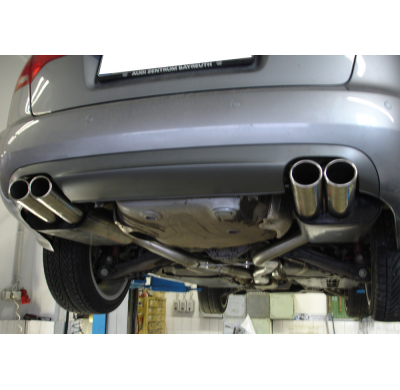 Escape FOX Audi A4 B7 quattro escape final duplex Ø63,5mm - 2x88x74 32 duplex