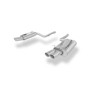 Silenciador trasero derecho/izquierdo para Audi S4 B7 - 2x88x74 tipo 32 derecho/izquierdo Fox exhaust