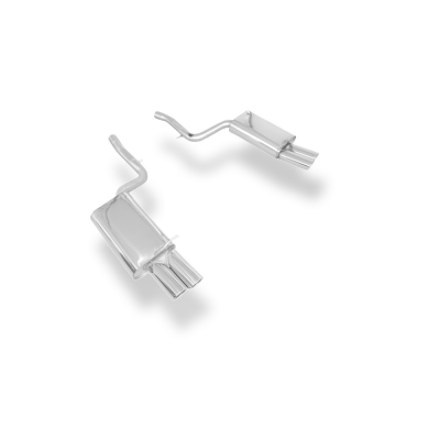 Silenciador trasero derecho/izquierdo para Audi S4 B7 - 2x88x74 tipo 32 derecho/izquierdo Fox exhaust