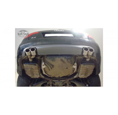 Escape FOX Audi A4 B7 - 1,8l T pair of tail pipes for welding - 2x88x74 32 duplex