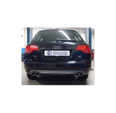 Escape FOX Audi A4 B7 - 1,8l T pair of tail pipes for welding - 2x88x74 32 duplex