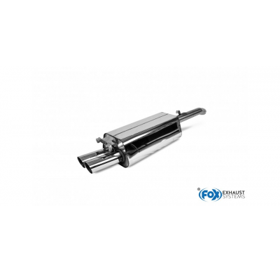 Escape trasero FOX de tracción delantera Audi 100 / A6 tipo C4 - 2x70 tipo 14