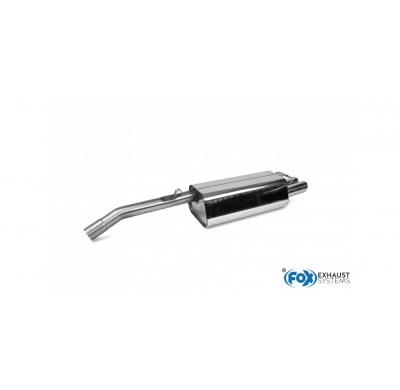 Escape trasero FOX de tracción delantera Audi 100 / A6 tipo C4 - 2x70 tipo 14