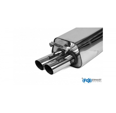 Escape trasero FOX de tracción delantera Audi 100 / A6 tipo C4 - 2x70 tipo 14