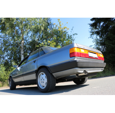 Escape FOX Audi 100 quattro type C3 escape final - 2x63 Typ 10