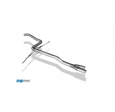 Tubo recambio silenciador delantero Audi A6 4B para modelos con doble catalizador