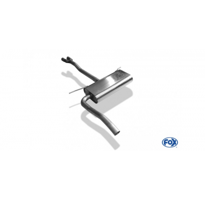 Escape FOX Audi A6 4B escape delantero para modelos con dos catalizadores