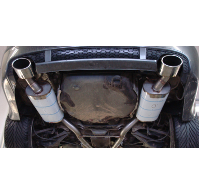 Escape FOX Audi A6/ S6 4B quattro escape final duplex - 140x90 32 duplex for RS6 paragolpes