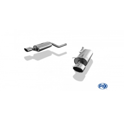 Escape FOX Audi A6/ S6 4B quattro escape final duplex - 140x90 32 duplex for RS6 paragolpes