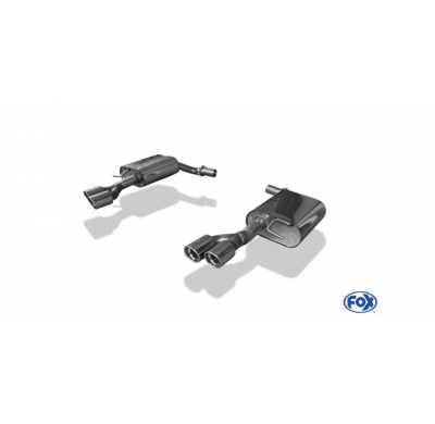 Escape FOX Audi A6 4F escape final duplex - 2x76 17 duplex