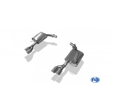 Escape FOX Audi A6 4F escape final duplex - 2x76 17 duplex