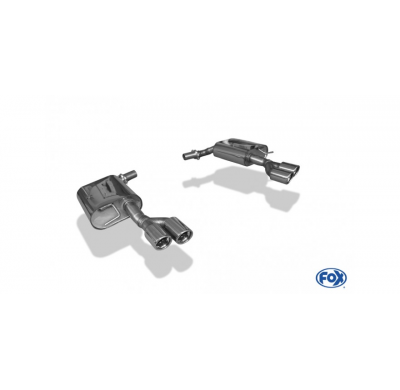 Escape FOX Audi A6 4F escape final duplex - 2x76 17 duplex