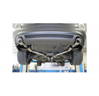 Escape trasero FOX Audi A6 tipo 4F quattro derecho / izquierdo Ø63.5mm - 1x100 tipo 17 derecho / izquierdo