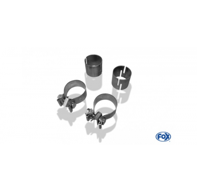 Escape FOX Audi A6 4F quattro 4,2l escape delantero duplex Ø63,5mm