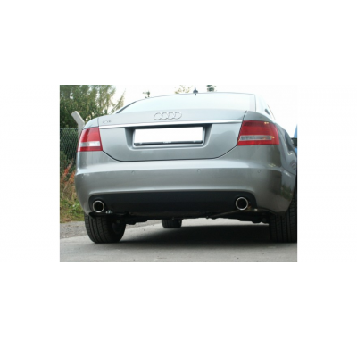 Escape FOX Audi A6 4F quattro 4,2l escape final duplex &#216;63,5mm - 1x90 17 duplex