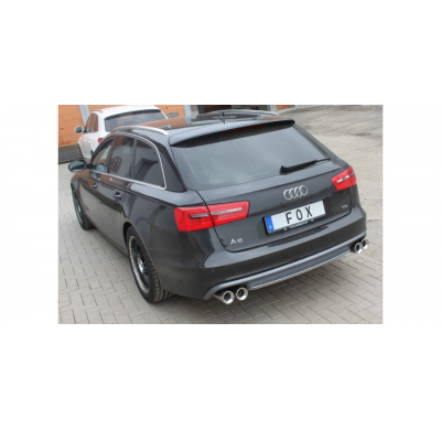 Audi A6 4G - 2.0l TFSI + 2.8l FSI Escape trasero FOX derecho / izquierdo - 2x90 tipo 13 derecho / izquierdo
