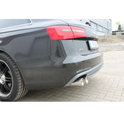 Escape FOX Audi A6 4G - 2,0l TDI escape final duplex - 2x90 13 duplex