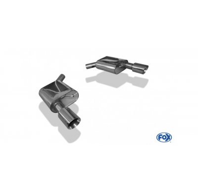 Escape FOX Audi A6 4G - 2,0l TFSI + 2,8l FSI Escape Final Duplex - 1x100 25 dch/izq