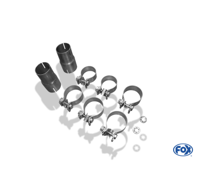 Escape FOX Audi A6 4G - 2,0l TFSI + 2,8l FSI Escape Final Duplex - 1x100 25 dch/izq