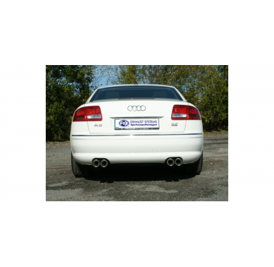 Escape FOX Audi A8 4E escape final duplex &#216;70mm - 2x80 17 duplex