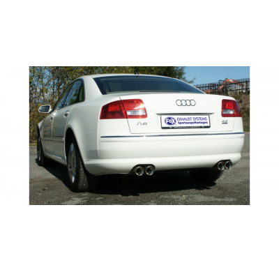 Escape FOX Audi A8 4E escape final duplex &#216;70mm - 2x80 17 duplex
