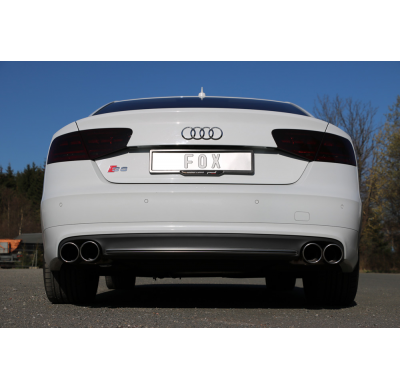 Escape FOX Audi S8 4H Escape Final Duplex - 2x100 16 dch/izq