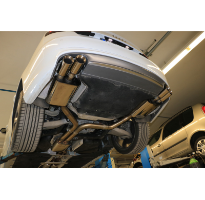 Escape FOX Audi S8 4H Escape Final Duplex - 2x90 25 dch/izq