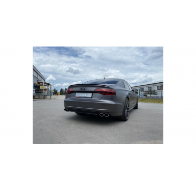 Audi S8 tipo 4H válvulas de escape Escape trasero FOX derecho / izquierdo - 2x106x71 tipo 38 derecho / izquierdo