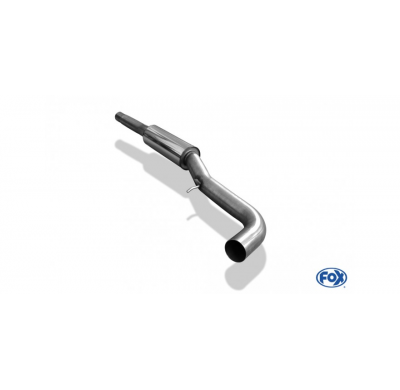 Silenciador delantero Audi TT Typ 8N quattro Ø70mm