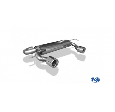 Escape FOX Audi TT 8N quattro escape final salida duplex - 1x100 13 duplex