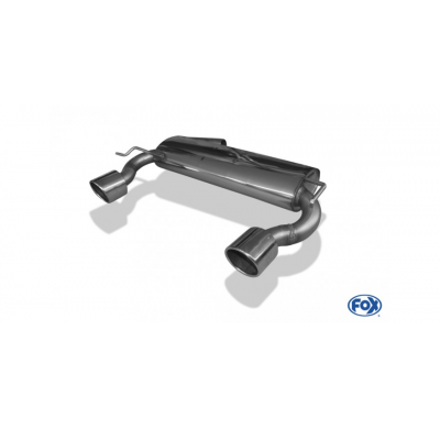 Silenciador Audi TT Typ 8N quattro final salida derecha/izquierda - 1x100 tipo 16 derecha/izquierda