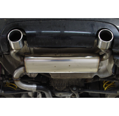 Escape FOX Audi TT 8N quattro escape final salida duplex - 1x100 17 duplex