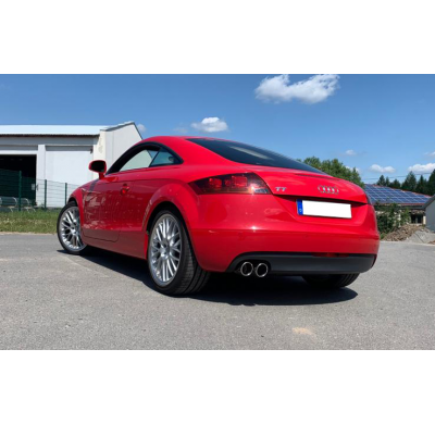 Escape trasero FOX Audi TT 8J 1,8l - 2x90 tipo 17