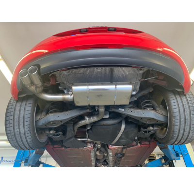 Escape trasero FOX Audi TT 8J 1,8l - 2x90 tipo 17