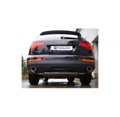 Escape FOX Audi Q7 - 3,0l TDI escape final salida duplex - 129x106 32 duplex