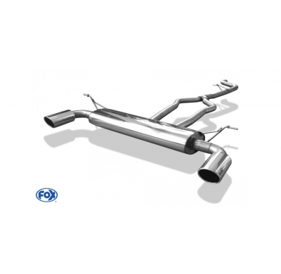 Escape FOX Audi Q7 - 3,0l TDI escape final salida duplex - 129x106 32 duplex