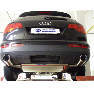 Escape FOX Audi Q7 - 3,0l TDI escape final salida duplex - 129x106 32 duplex