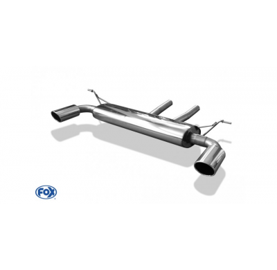 Escape FOX Audi Q7 - 4,2l FSI escape final salida duplex - 129x106 32 duplex