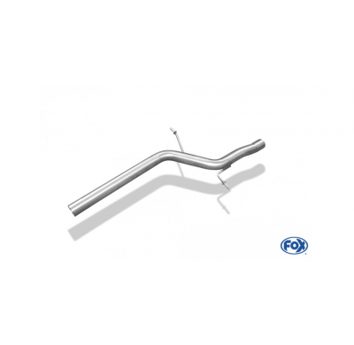 Escape FOX Audi A4/ A5 - 2,0l TFSI supresor escape central &#216;63,5mm