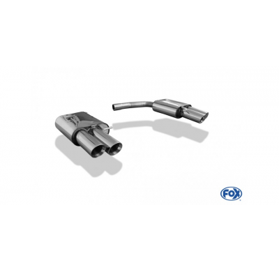 Escape FOX Audi A4/A5 8T - A4/ A5 quattro B8 escape final duplex - 2x90 type 25 duplex