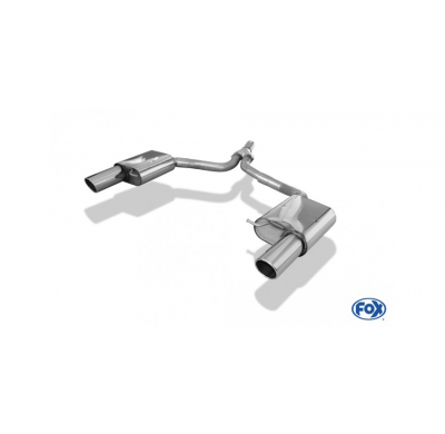 Escape FOX Audi A4 quattro B9 escape final duplex - 1x100 type 16 duplex