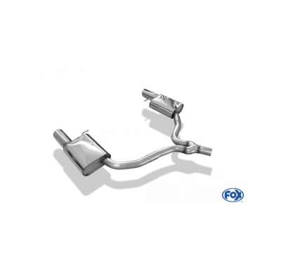 Escape FOX Audi A4 quattro B9 escape final duplex - 1x100 type 16 duplex