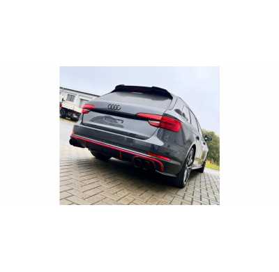 Audi S4 - B9 Escape deportivo derecho/izquierdo - 2x100 tipo 25 derecho/izquierdo revestido de negro