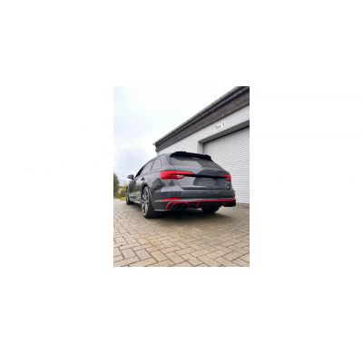 Audi S4 - B9 Escape deportivo derecho/izquierdo - 2x100 tipo 25 derecho/izquierdo revestido de negro